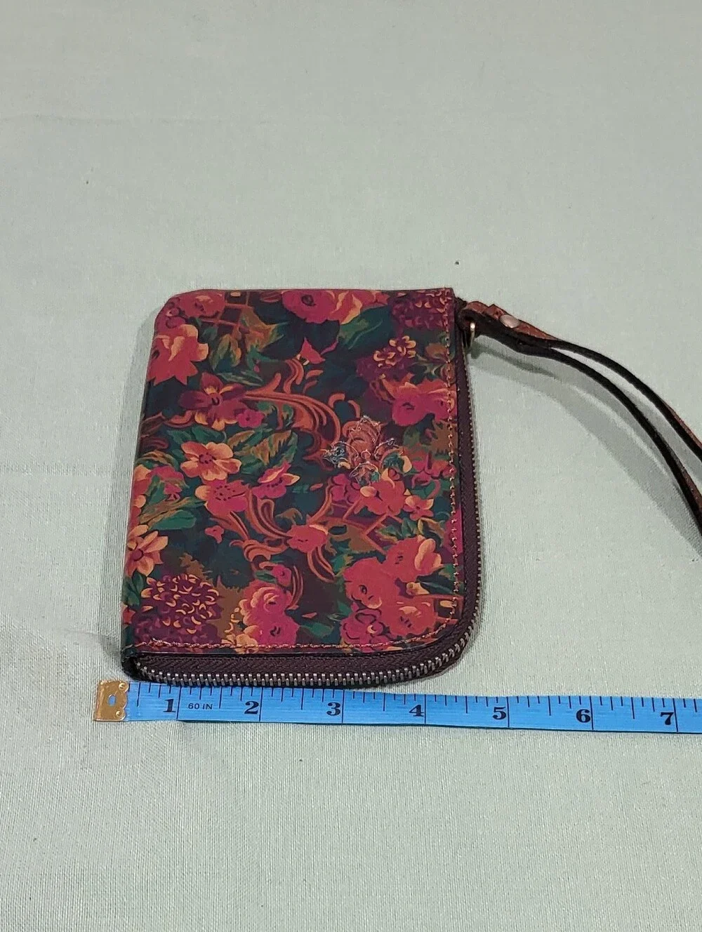Patricia Nash Floral Print Leather Wallet